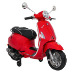 Elektrická motorka Vespa ROMA Scooter - červená